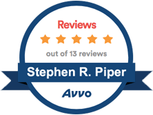 Avvo Reviews 5 of 5 stars out of 13 reviews Stephen R. Piper